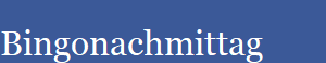 Bingonachmittag
