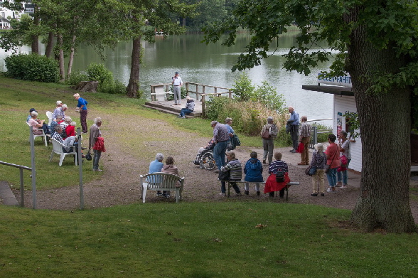 Ankunft in Pl�n Anleger Fegetasche