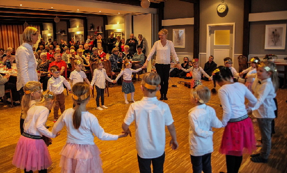 Auch das Tanzen klappte wunderbar