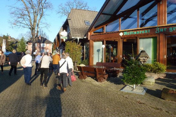 Wir d�rfen in den Wintergarten ...