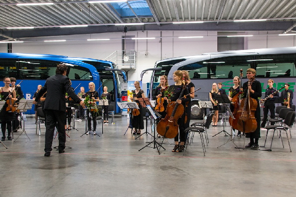 Das Schlussbild eines sch�nen Konzertes mit jungen Musikern aus ganz SH.