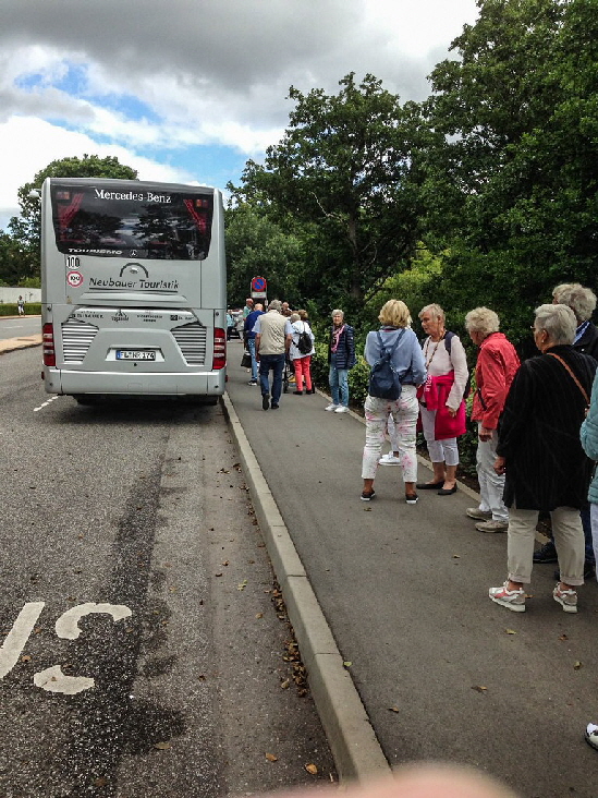 Start zur R�ckreise nach einer st�rmischen Schifffahrt