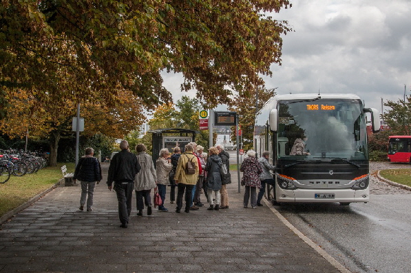 ...  und dann auf dem Weg zum Botanischen Garten