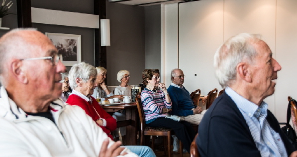 Aufmerksame Teilnehmer