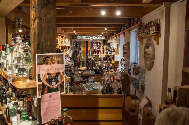 Ein Blick in den Whisky Shop