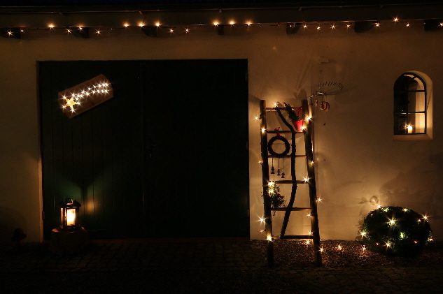 Adventsstimmung auf dem Hof...