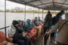 Nach dem Wechsel der Gruppe sind wir nun auf der Fähre