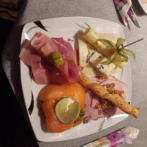 Der "Theaterteller" in der Gastro der NDB