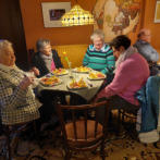 So geht es an allen Tischen, es war sehr schön!