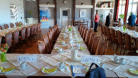 Festlich gedeckte Kaffeetafel im Friesenhof